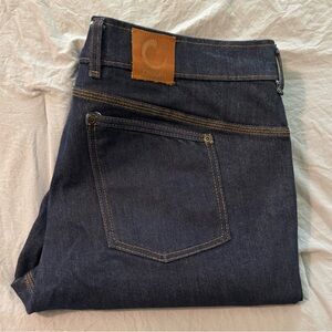 Origin Men’s Factory Style Blue Jeans Size 44x29‎ Dark Wash Outdoor Relaxed Boot